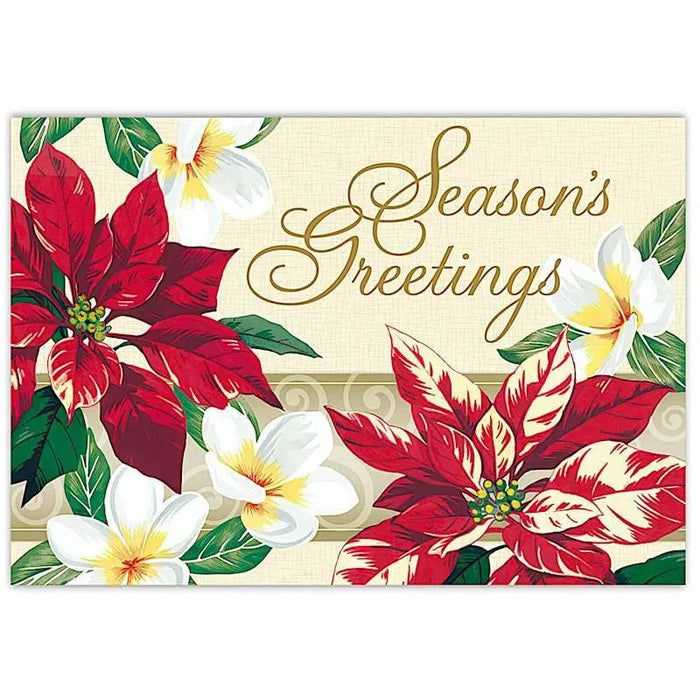 12 - CT Supreme Box Xmas “Festive Plumeria” - Greeting Card - Leilanis Attic