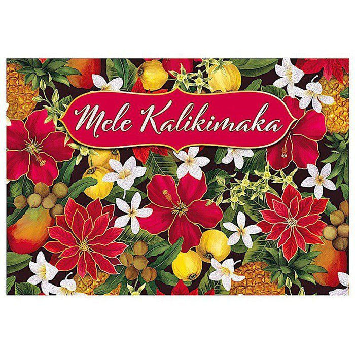 12 - CT Supreme Box Xmas, Mele Kalikimaka Harvest - Greeting Card - Leilanis Attic