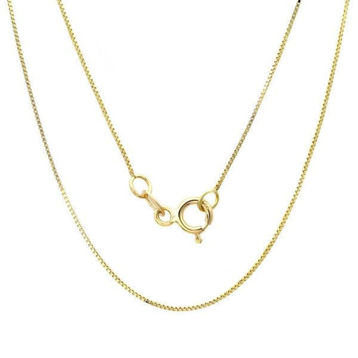 14KT Gold Box Necklace Chain - Jewelry - Leilanis Attic