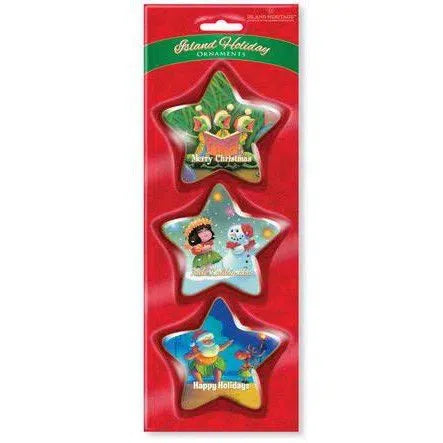 3pk Hawaiian Holidays Paper Ornaments - Ornament - Leilanis Attic