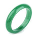 All Around Solid Green Jade Bangle - Jewelry - Leilanis Attic