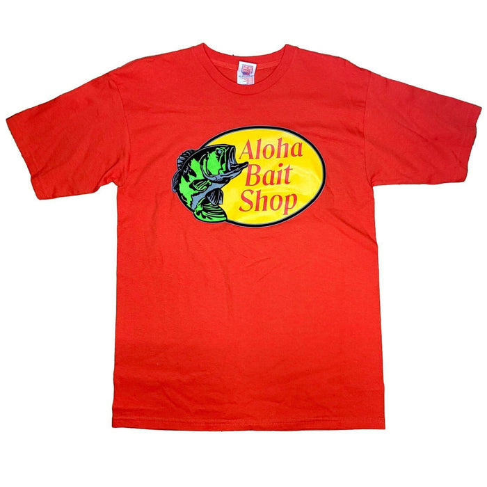 Aloha Bait Shop Orange Men's T - Shirt - Leilanis Attic