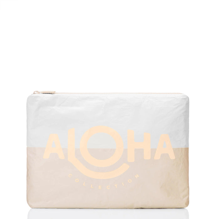 Aloha Collection "ALOHA Plunge" Mid Pouch - Sherbet/Sandstone-Purse-Leilanis Attic