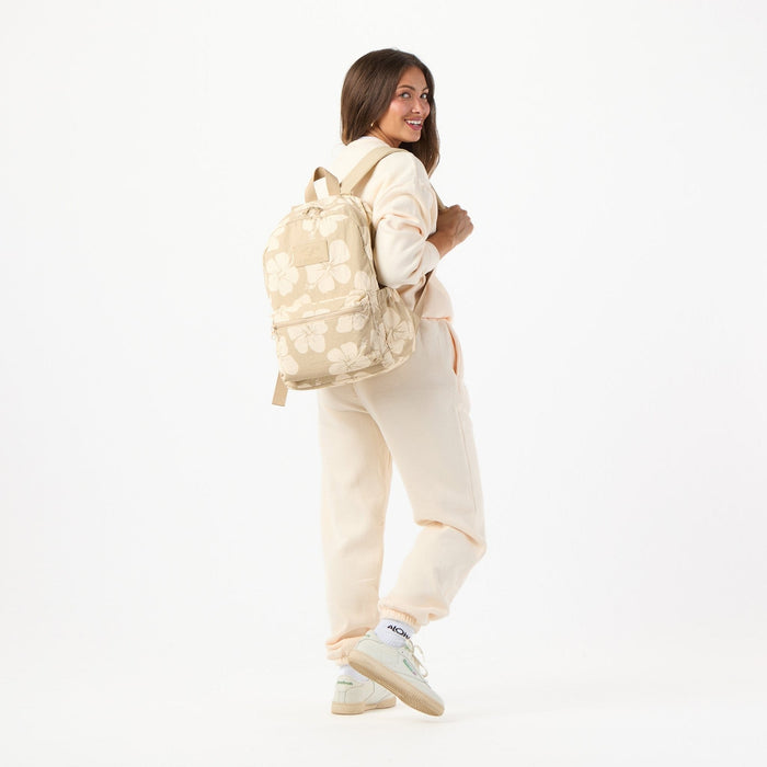 Aloha Collection, Hana Hou, Keep It Light Backpack, Creme on Dune - Purse - Leilanis Attic