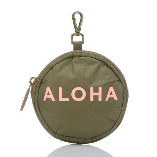 Aloha Collection - "Mo'orea" Cutie Clip on Pouch - Olive - Hip Pack - Leilanis Attic