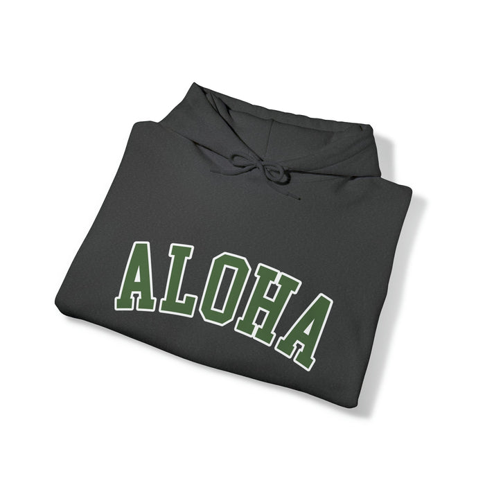 Aloha Collegiate Green Unisex - Hoodie - Leilanis Attic