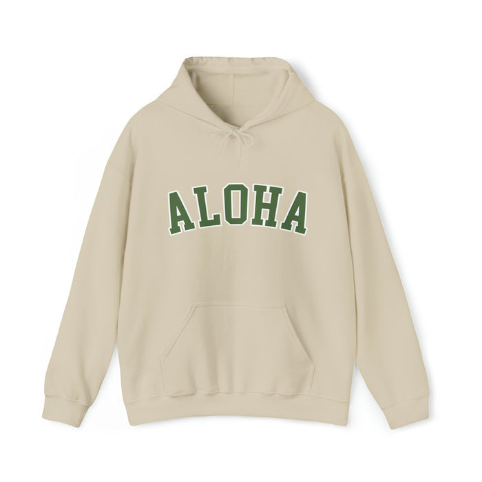 Aloha Collegiate Green Unisex - Hoodie - Leilanis Attic