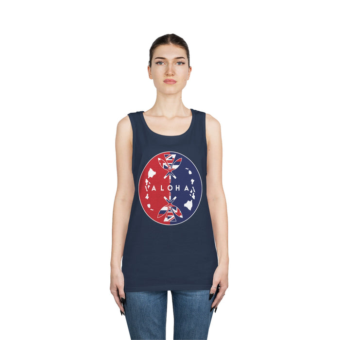 Aloha Dot Tank Top Unisex - Tank - Mens - Leilanis Attic