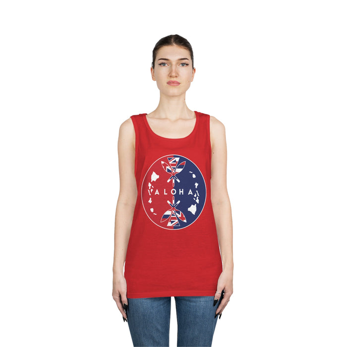 Aloha Dot Tank Top Unisex - Tank - Mens - Leilanis Attic