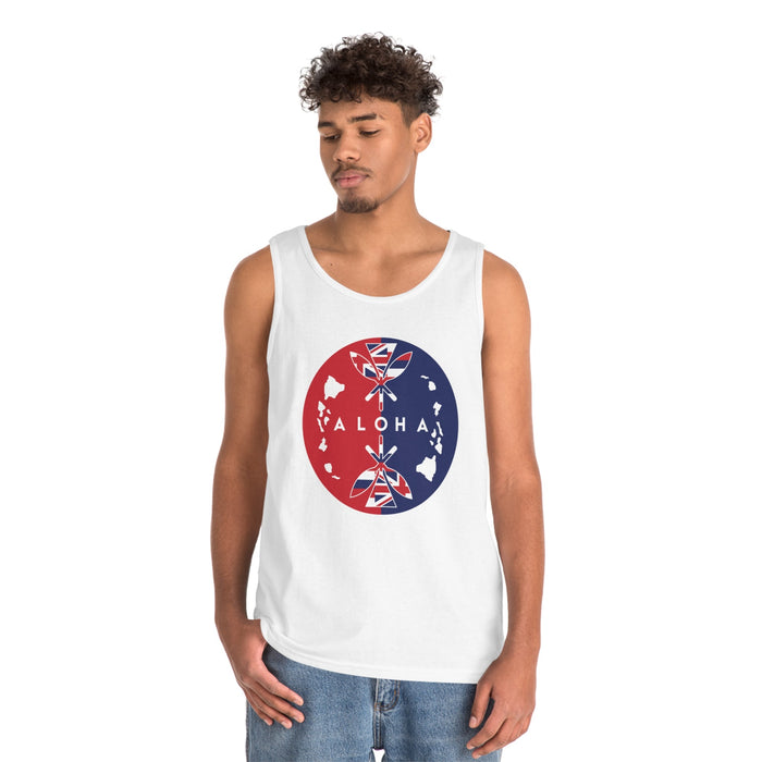 Aloha Dot Tank Top Unisex - Tank - Mens - Leilanis Attic