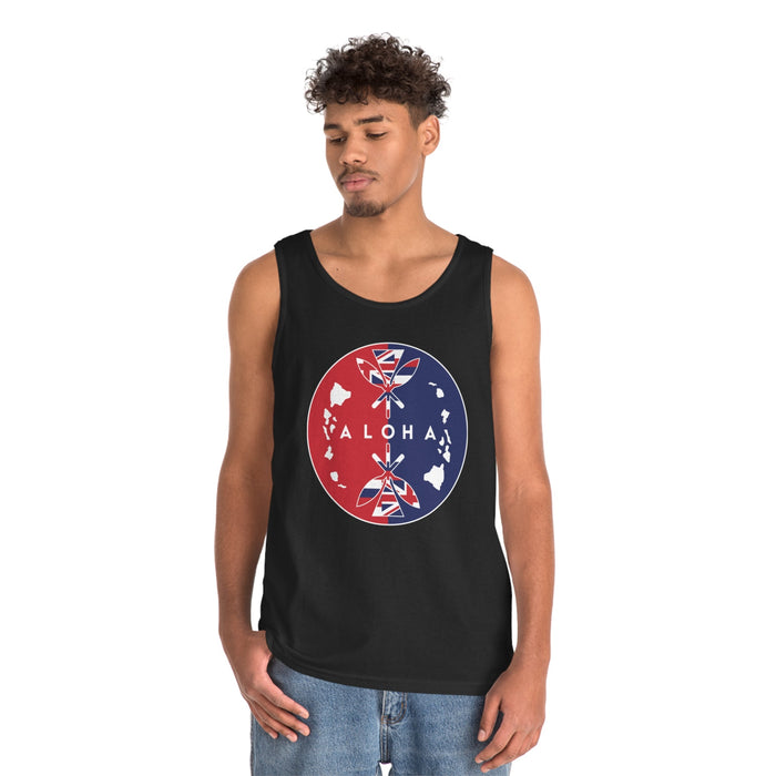 Aloha Dot Tank Top Unisex - Tank - Mens - Leilanis Attic