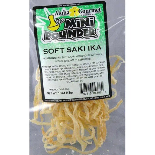 Aloha Gourmet Da Mini Pounder Saki Ika 1.5oz - Food - Leilanis Attic