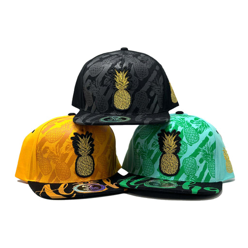 Aloha Pineapple Snapback, 3 colors - Hat - Leilanis Attic