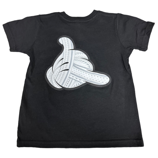 Aloha - Shaka Tribal T-Shirt - Toddler - Black-T-Shirt-Leilanis Attic