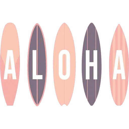 Aloha Surfboards - Sticker - sticker - Leilanis Attic