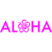 Aloha hibiscus decal - Sticker - Leilanis Attic