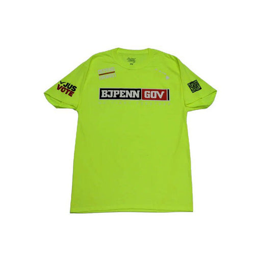 BJ PENN 4 GOV Safety Green Collab Tee - T - Shirt - Mens - Leilanis Attic
