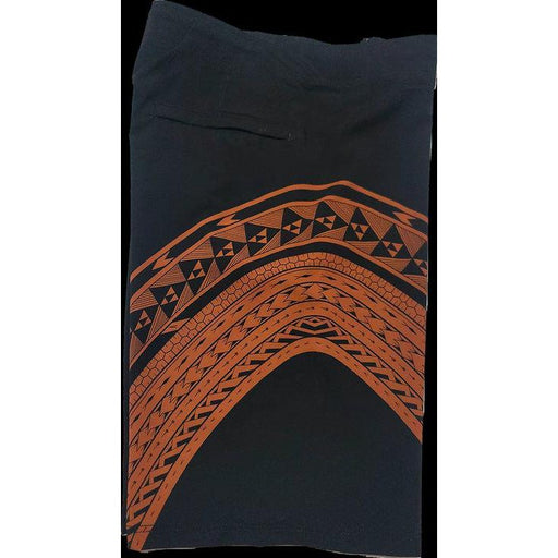 Brown Tribal Samoan Seal Board Shorts - Board Shorts - Mens - Leilanis Attic