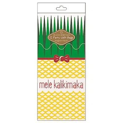 Cello Bag 12pk Small - Mele Pineapple Parade - Gift Bag - Leilanis Attic