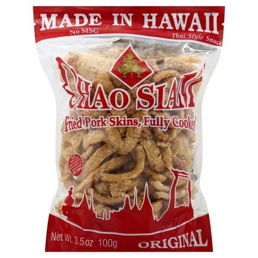 Chao Siam Pork Skins Original, 3.17 oz - Food - Leilanis Attic