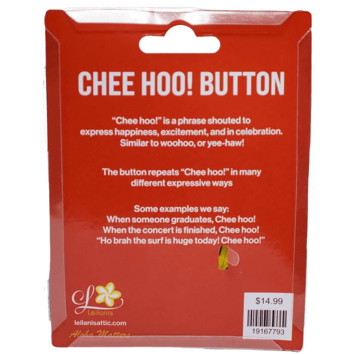 Chee Hoo Button - Sound Button - Leilanis Attic