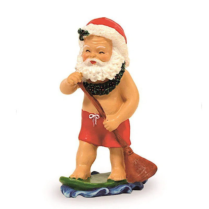 Christmas Ornament "Paddleboarding Santa" - Ornament - Leilanis Attic