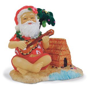 Christmas Ornament "Santa on the Beach" - Ornament - Leilanis Attic