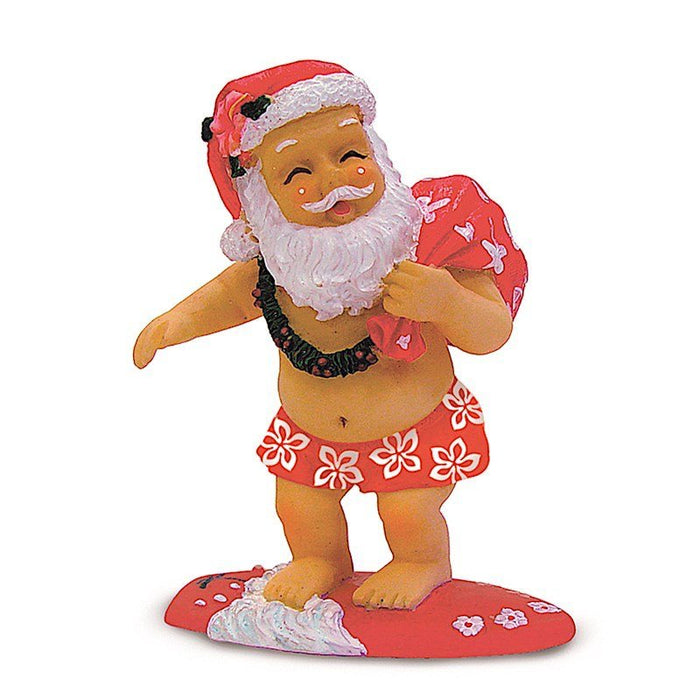 Christmas Ornament "Surfing Santa" - Ornament - Leilanis Attic