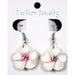 Crystal Fimo Plumeria Drop Earring - Earrings - Leilanis Attic