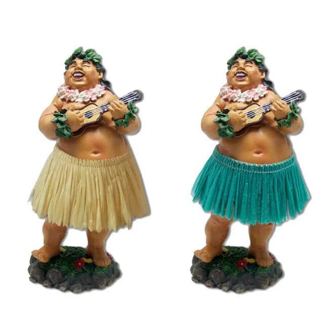 KC Hawaii Leilani Dashboard Hula Doll Local Boy with Ukulele 7 Inches