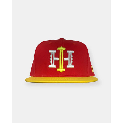 Defend Hawaii “MonoGram Logo” Red and Yellow - Hat - Leilanis Attic