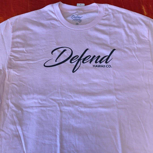 Defend Hawaii Script Mens T - Shirt, Defend Hawaii - T - Shirt - Mens - Leilanis Attic