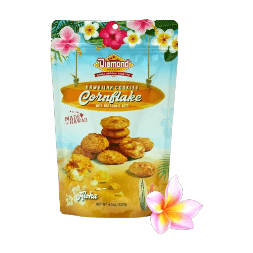 Diamond Bakery Hawaiian Cookies Cornflake 4.5oz - Food - Leilanis Attic