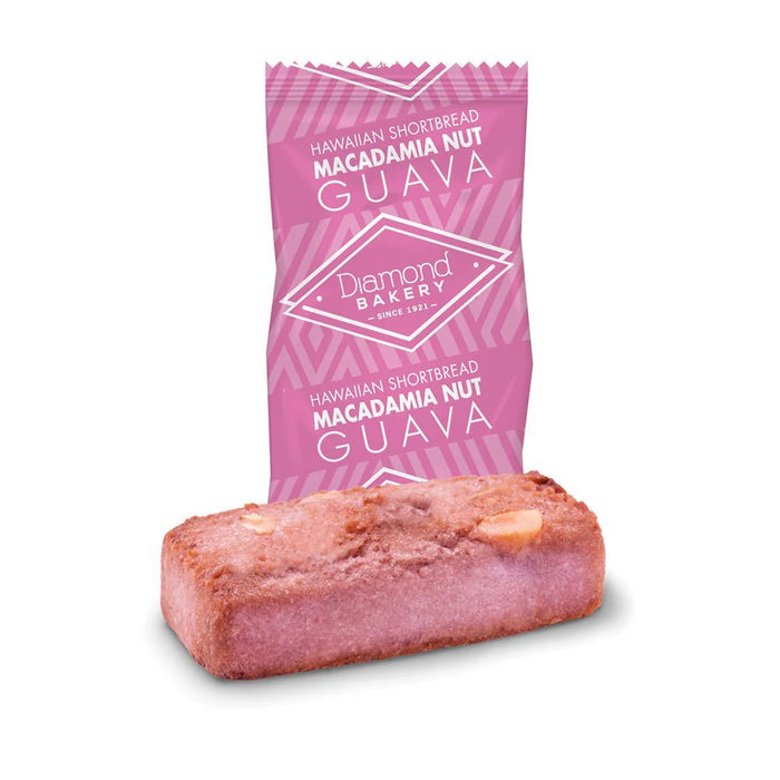 Diamond Bakery Hawaiian Macadamia Shortbread Cookies, Guava (4.0oz) - Food - Leilanis Attic