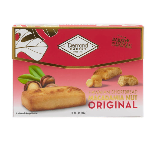 Diamond Bakery Hawaiian Macadamia Shortbread Cookies, Original (4.0oz) - Food - Leilanis Attic