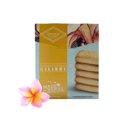 Diamond Bakery Shortbread Lilikoi Cookies 4.4oz - Food - Leilanis Attic