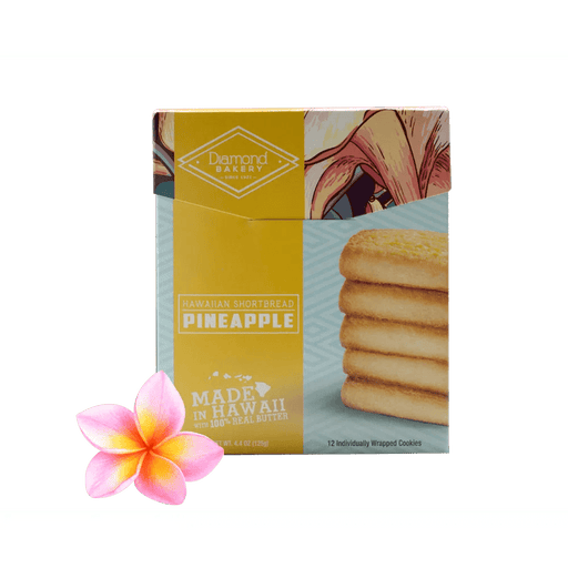 Diamond Bakery Shortbread Pineapple Cookies 4.4oz - Food - Leilanis Attic