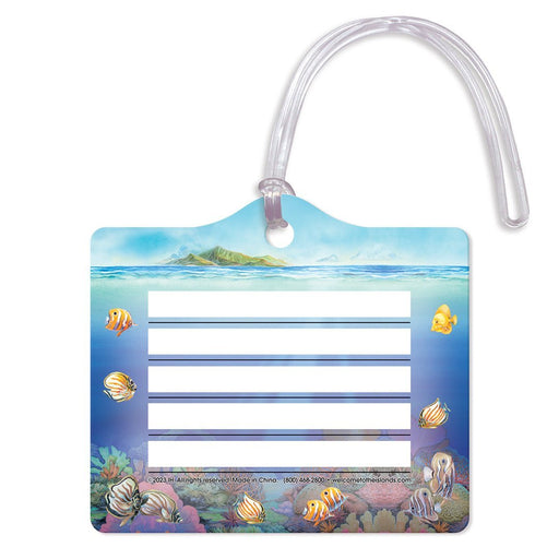 Die Cut Luggage Tag, "Ocean of Friends" - Accessories - Leilanis Attic