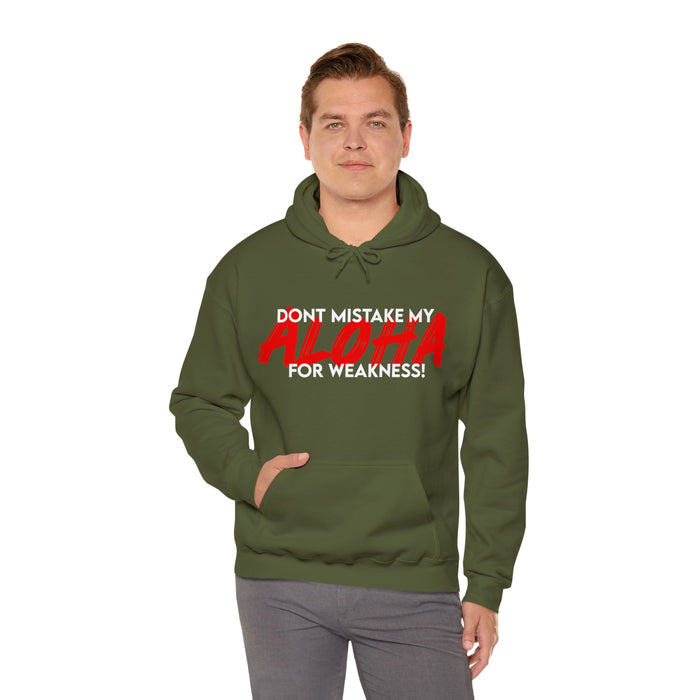 Don't Mistake My Aloha for Weakness Unisex Hoodie - Hoodie - Leilanis Attic