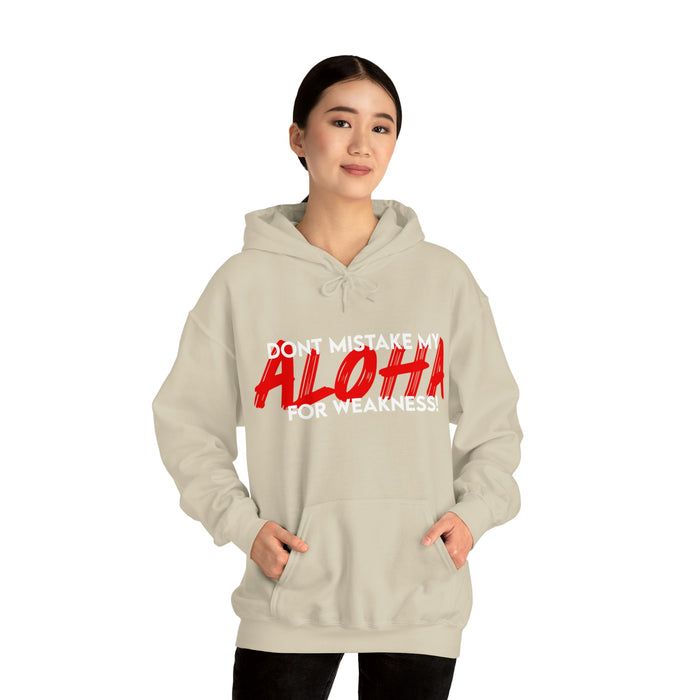 Don't Mistake My Aloha for Weakness Unisex Hoodie - Hoodie - Leilanis Attic