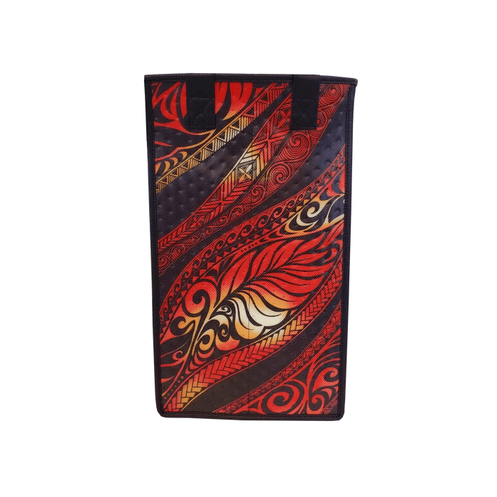 Double Wine Bag, DW Maori Red - Insulated Bag - Leilanis Attic