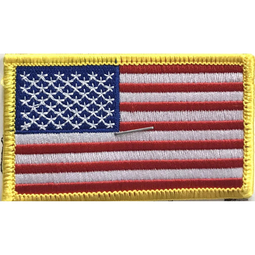 Embroidered Iron - On American Flag Patch - Patch - Leilanis Attic