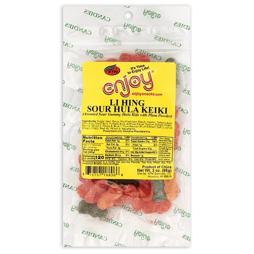 Enjoy Brand - Li Hing Sour Hula Keiki 3oz - Food - Leilanis Attic