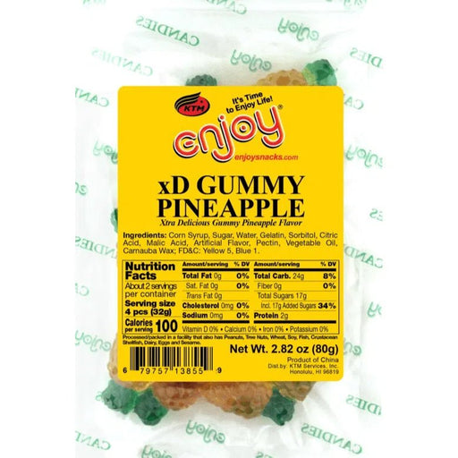 Enjoy Brand - Mini XD Gummy Pineapple 2.82oz - Food - Leilanis Attic