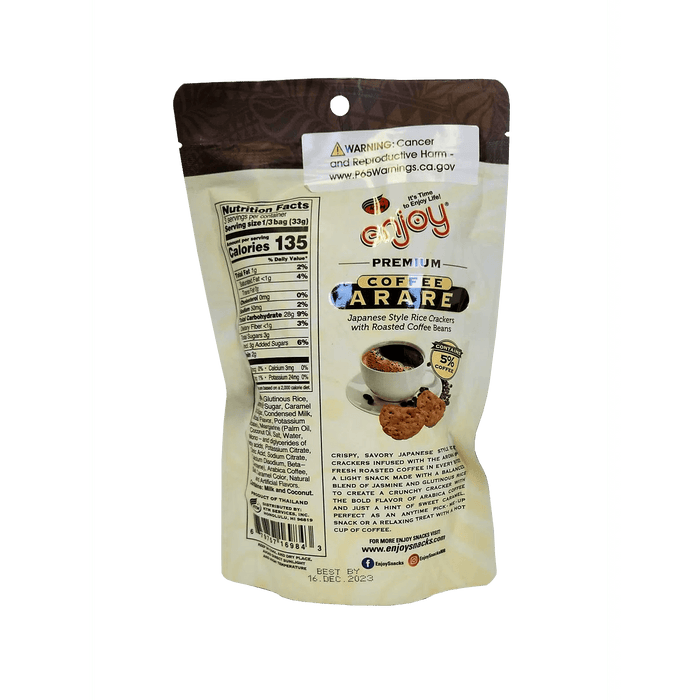 Enjoy Brand - Premium Coffee Arare 3.5oz - Food - Leilanis Attic