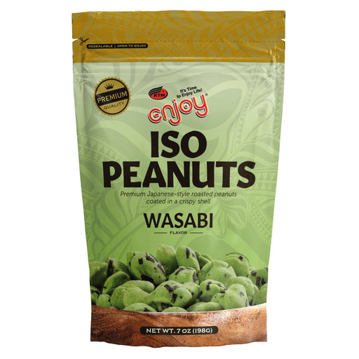 Enjoy Brand - Wasabi Iso Peanuts 7oz - Food - Leilanis Attic