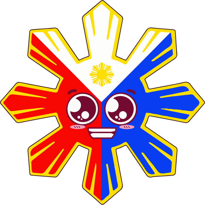 Filipino Star Face Sticker - Sticker - Leilanis Attic