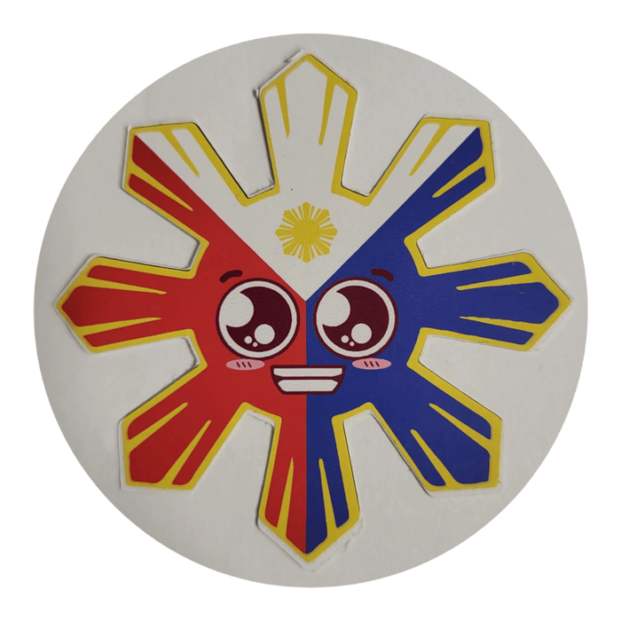 Filipino Star Face Sticker - sticker - Leilanis Attic