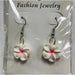 Fimo Plumeria Dangle Earrings - Jewelry - Leilanis Attic