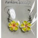 Fimo Plumeria Dangle Earrings - Jewelry - Leilanis Attic